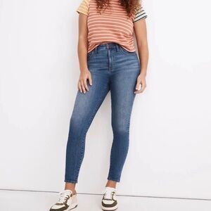 Madewell Curvy High-Rise Skinny Jeans Casual Stretch